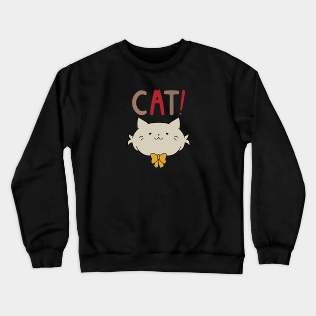 Hoshino Anzu (Romantic Killer) Cat! Crewneck Sweatshirt by Kamishirts